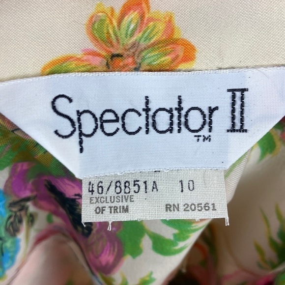 Vintage 60’s Spectator II Floral Shirt Dress Size 10(S) - Picture 4 of 13
